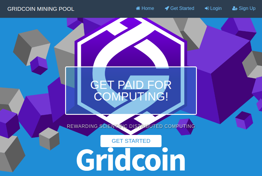 Gridcoin mining pool
